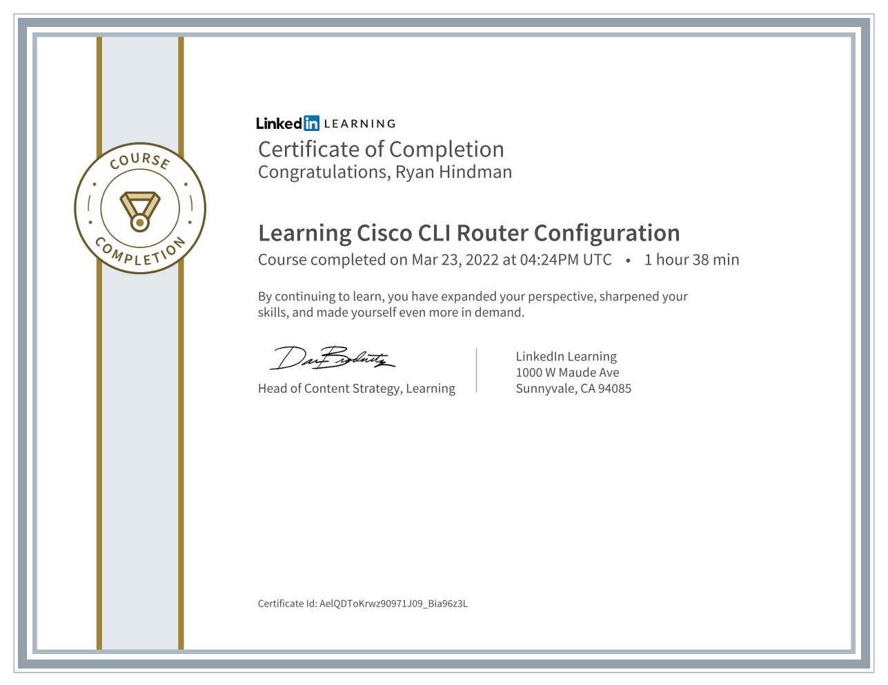 Learning Cisco CLI Router Configuration